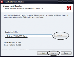  FTP- Filezilla